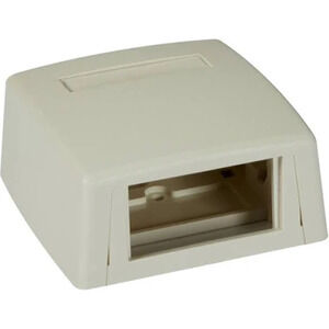 Black Box WPT901 GigaStation2 2 Socket Surface Mounting Box, Ivory